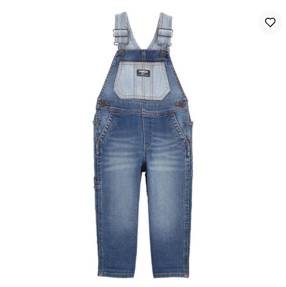 Toddler Favorite Overalls: Hickory Stripe Remix - Picture 1 of 8